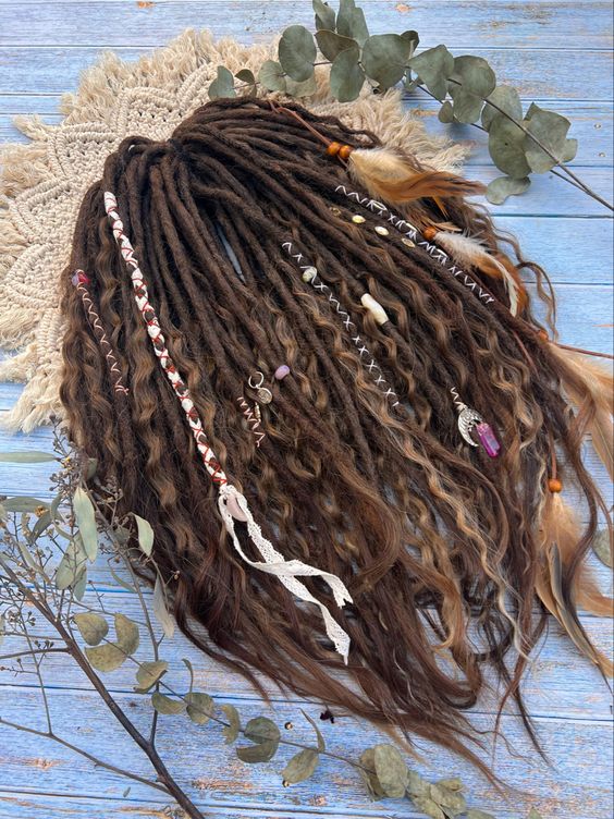 Mixed Dreads Extensions